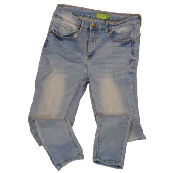 Wax Jean BUTT I Love You Light Distressed Denim 11 - Picture 1 of 3